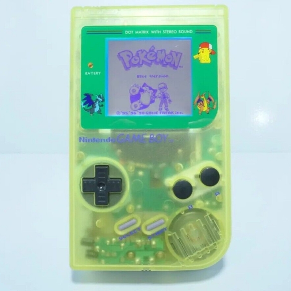 Glow in the Dark Green Nintendo Game Boy Original DMG-01 with Back Lit Screen - Picture 1 of 10
